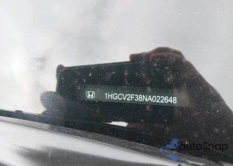 2022 Honda Accord Sport 2.0T из США, поврежденный, VIN 1HGCV2F38NA022648